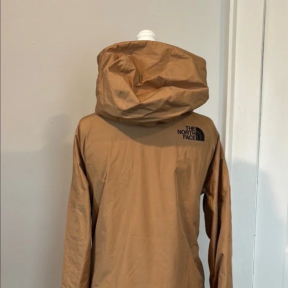 The North Face Tan Ski Snow Jacket Weather-Resistant Hooded
